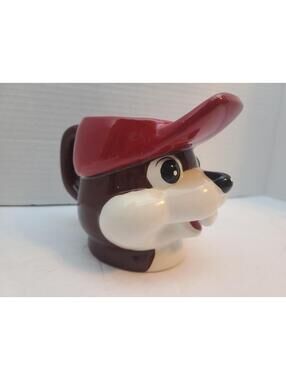 Buc-ee's Ceramic 3D Beacer Face Novelty Coffee Mug Cup